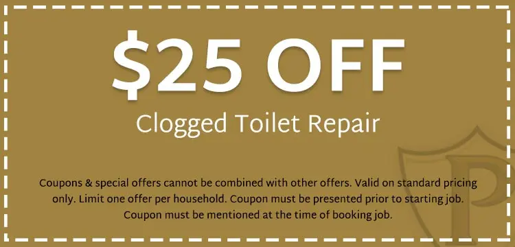 discount on clogged toilet repair in Villa Rica, GA