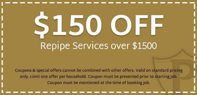 discount on repipe services in Villa Rica, GA