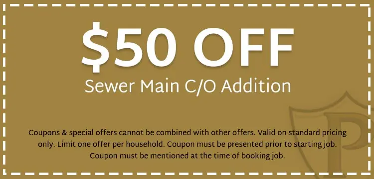 discount on sewer main c/o addition in Villa Rica, GA