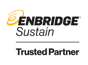 Enbridge Sustain Trusted Partner, recognizing authorized participation in Enbridge’s energy efficiency and home upgrade programs in Ontario.