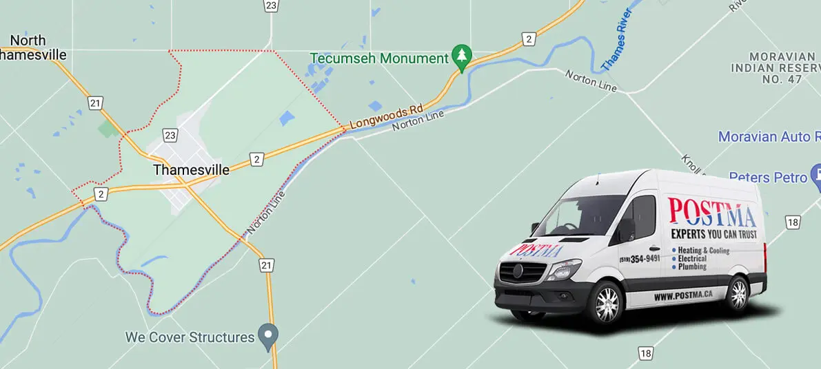 Postma Heating and Cooling - Thamesville, ON, Plumbing Services