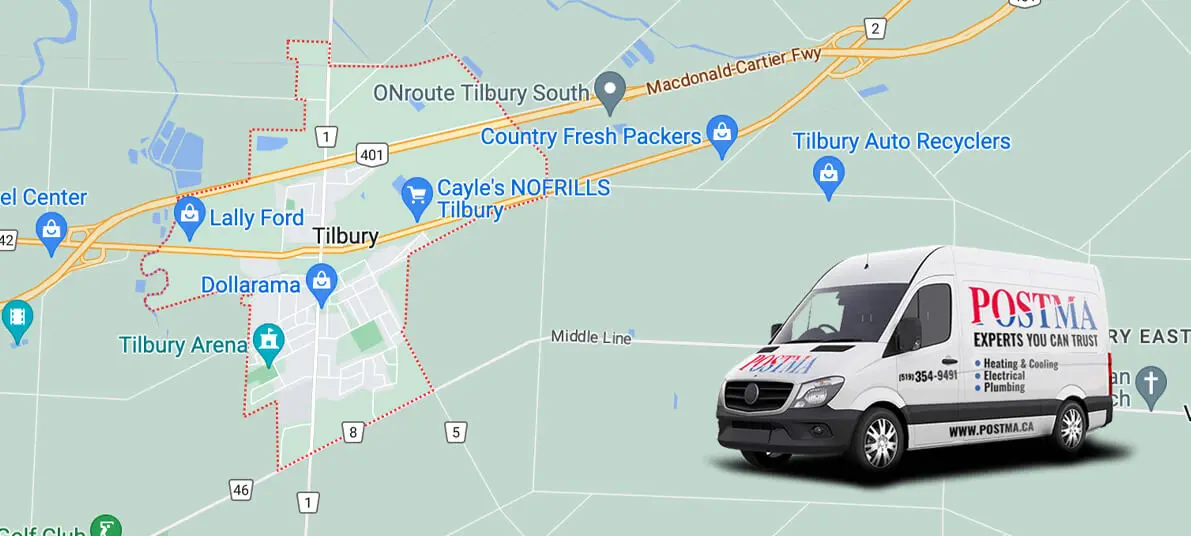Postma Heating and Cooling - Tilbury, ON, Heating & Cooling Services