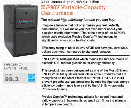 SLP98V Variable-Capacity Gas Furnace