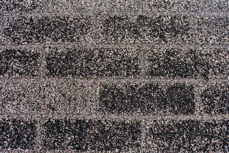 shingles showing granule loss