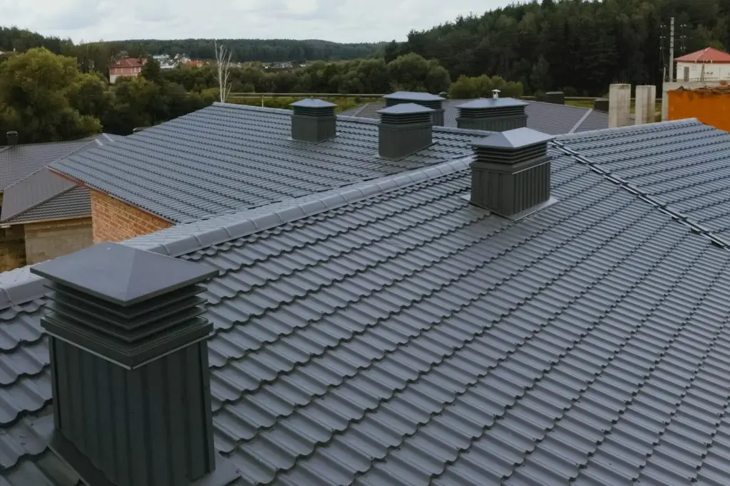 roof ventilation metallic tiles