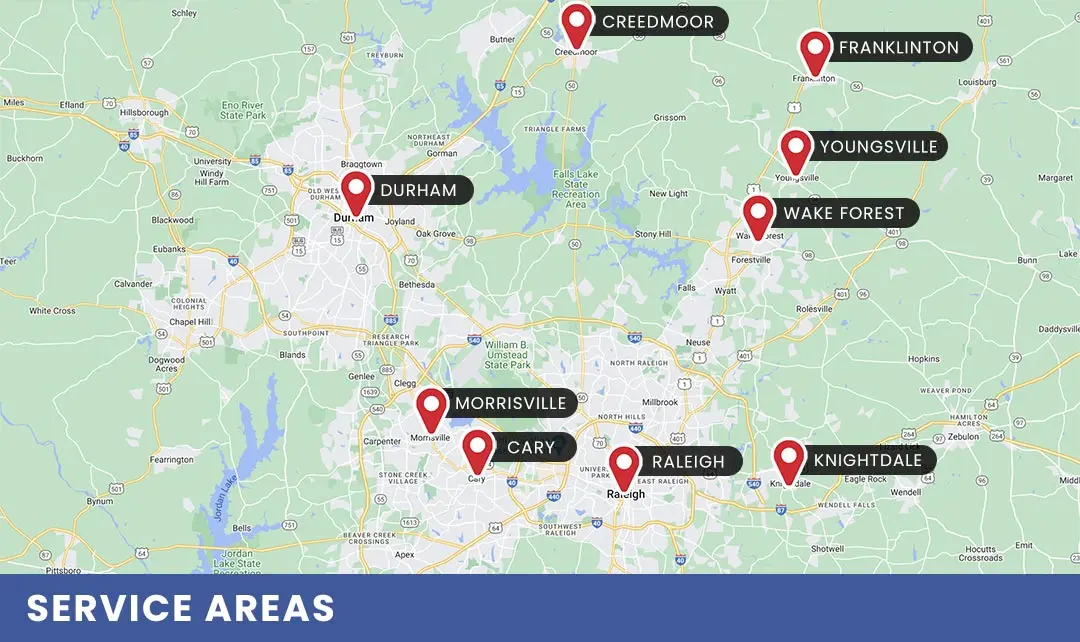 Service Areas - Air Works Heating & Air
