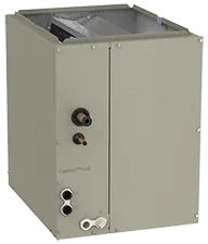 Evaporator coil unit from Air Works Heating & Air, showcasing features for efficient HVAC performance and durability.