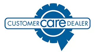 Customer Care Dealer logo representing The Darville Company, emphasizing commitment to high-quality HVAC and plumbing services in Odessa and Midland, TX.