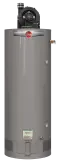 Rheem heavy-duty power vent water heater with energy-efficient design and performance features.