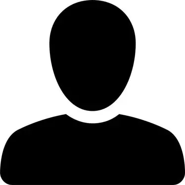 Black silhouette of a person on a blank background, symbolizing the expert team at The Darville Company in HVAC and plumbing.