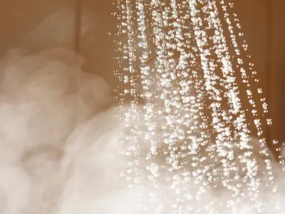 hot shower