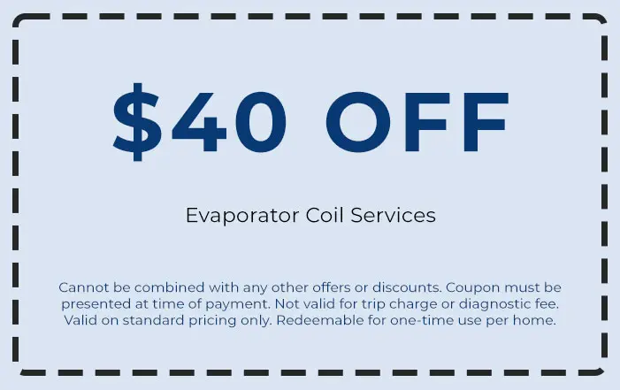 Discount on Evaporator Coil Services