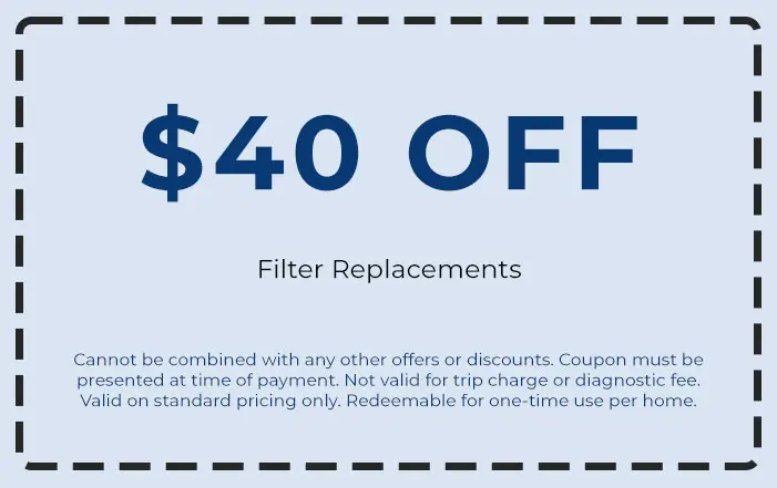 Discount on Filter Replacements