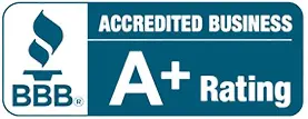 BBB Accredited and A+ Rated Business