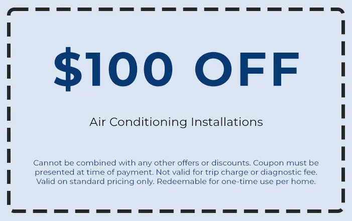 Discount on Air Conditioning Installations