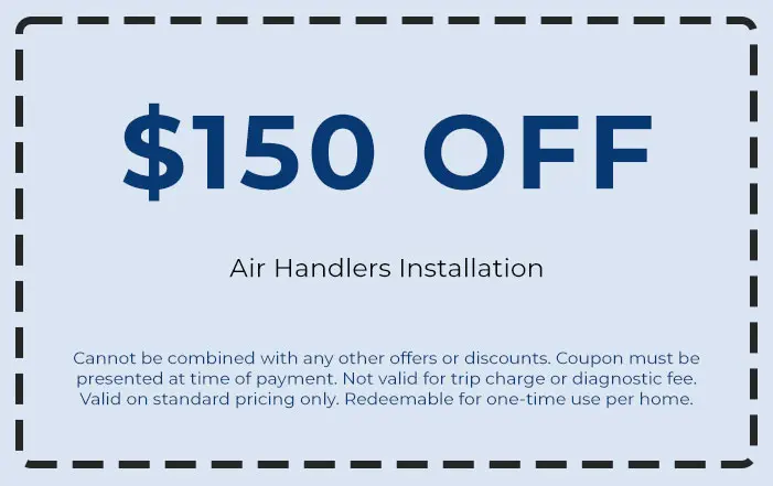 Discount on Air Handlers Installation