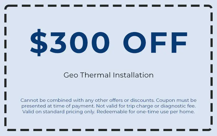 Discount on Geo Thermal Installation
