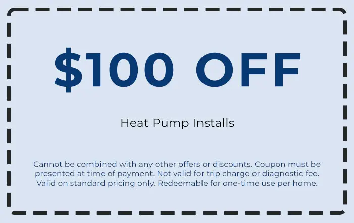 Discount on Heat Pump Installs