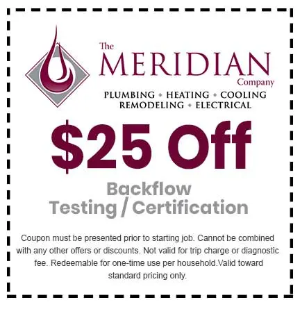 Discount on Backflow Testing / Certification