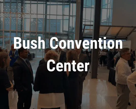 Bush Convention Center Button