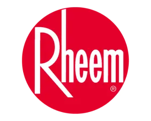 Rheem logo in red circle, representing Rheem Professional Series water heaters offered by The Bosworth Company.