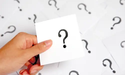 question mark