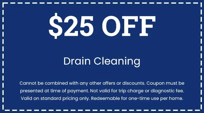 Discounts on Drain Cleaning