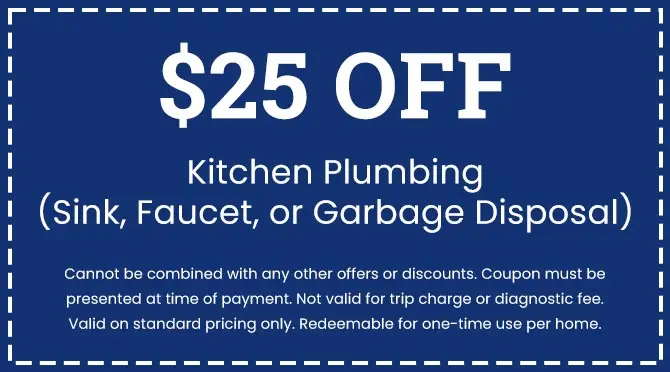 Discounts on Kitchen Plumbing
