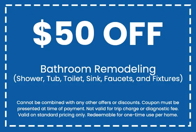 Discount on Bathroom Remodeling