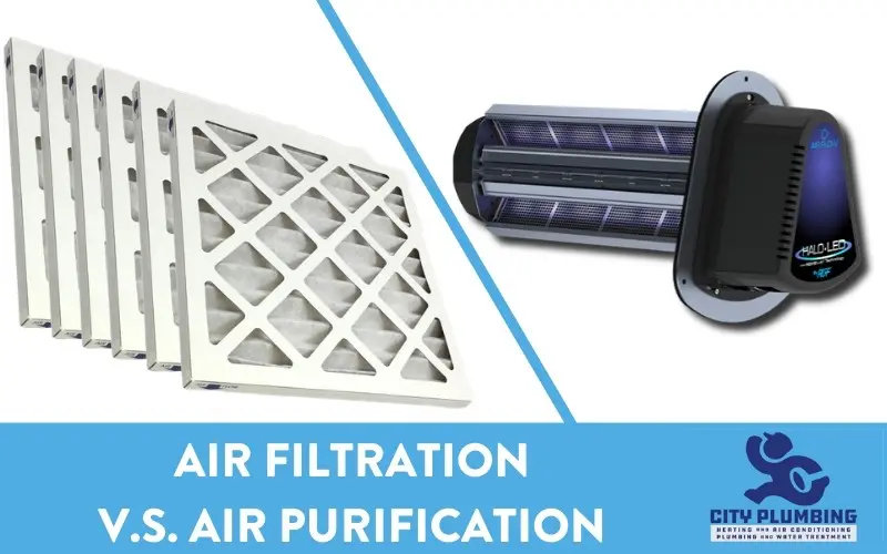 air filters and an air purification system compared