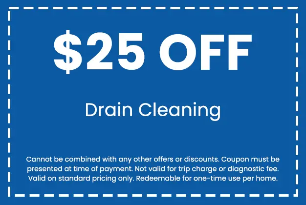 Discount on Drain Cleaning