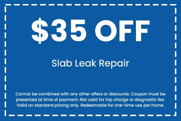 Discount on Slab Leak Repair