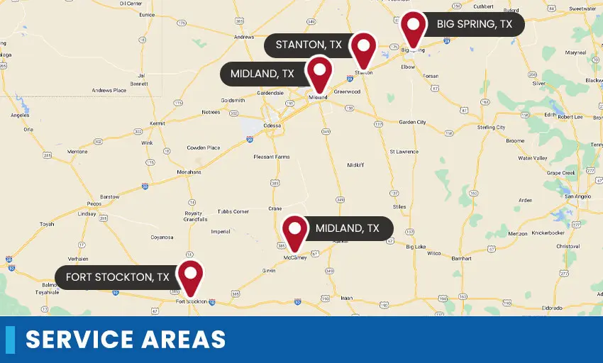 midland service areas