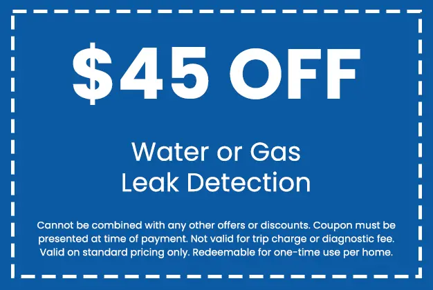 Discount on Water or Gas Leak Detection
