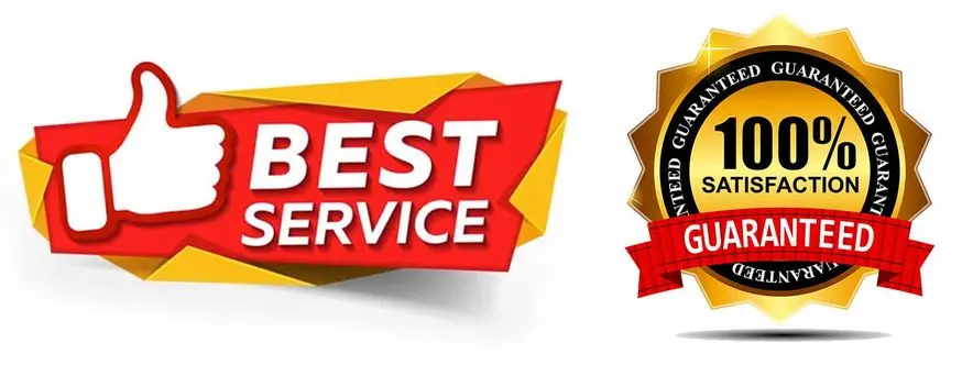 100% satisfaction Badge