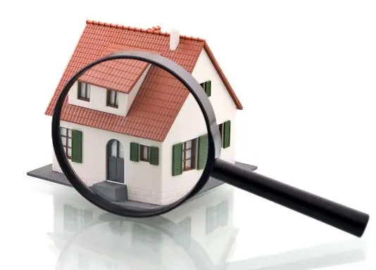 Magnifying Glass and House Icon