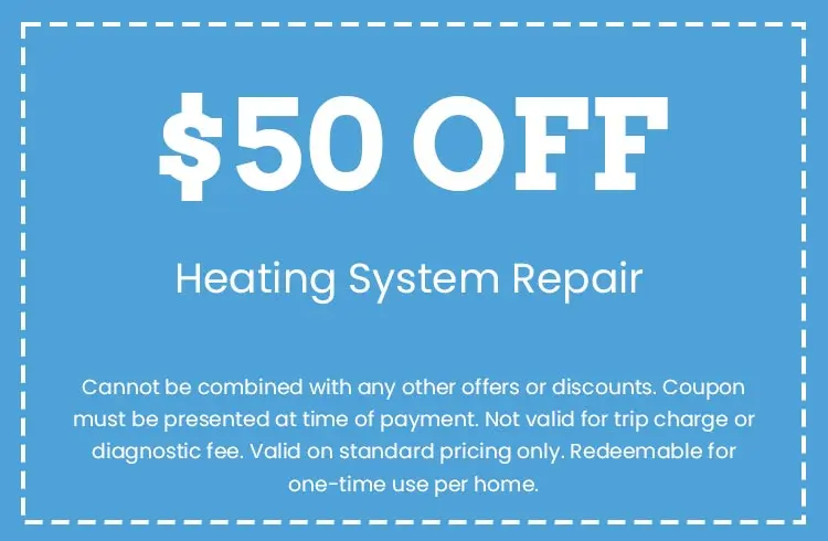 Discount on Heating System Repair