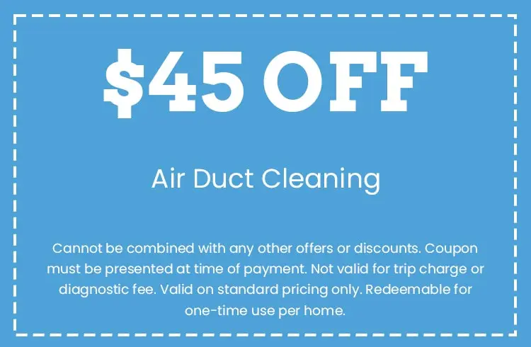 Discount on Air Duct Cleaning