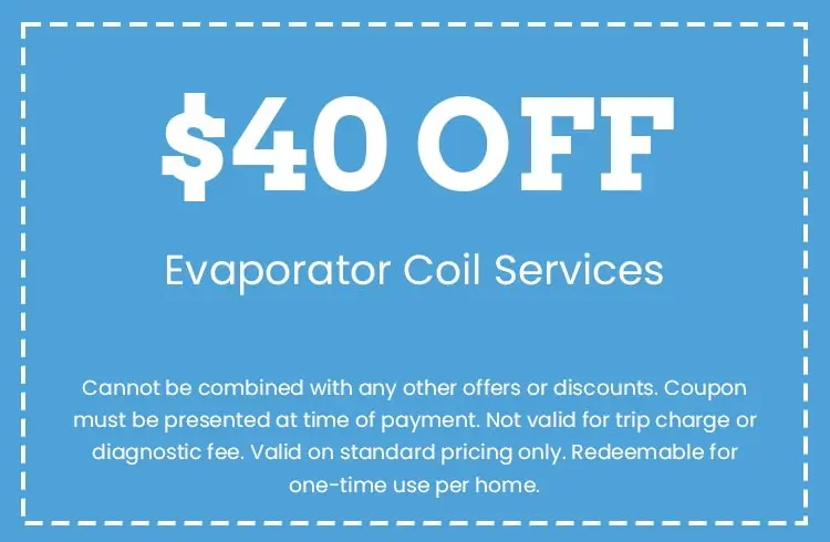 Discount on Evaporator Coil Services