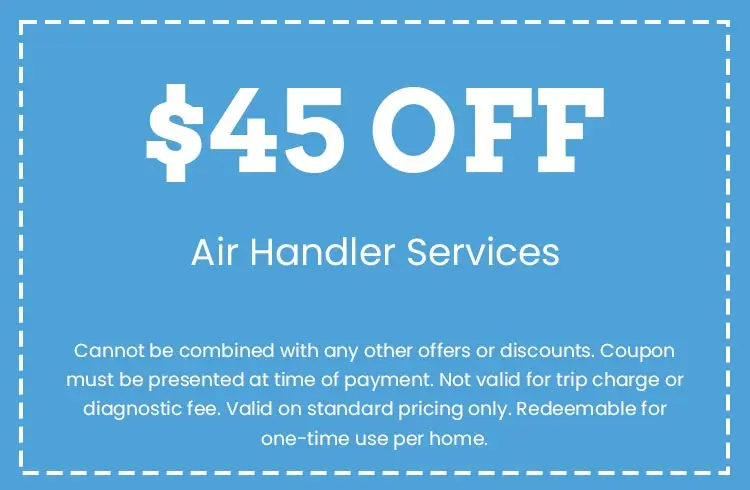 Discount on Air Handler Services
