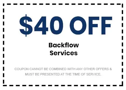 Discounts on Backflow Services