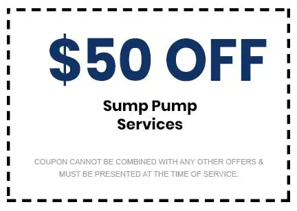 Discounts on Sump Pump Services