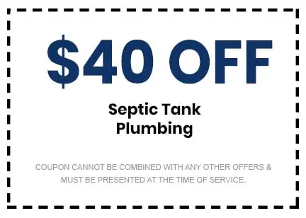 Discounts on Septic Tank Plumbing