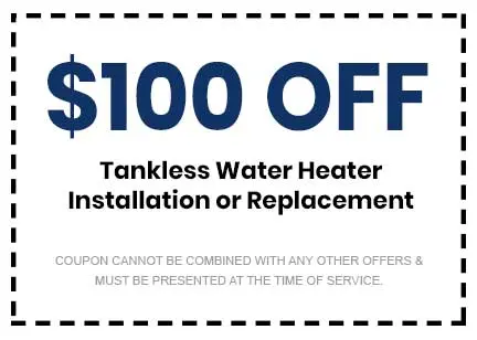 Discounts on Tankless Water Heater Installation or Replacement