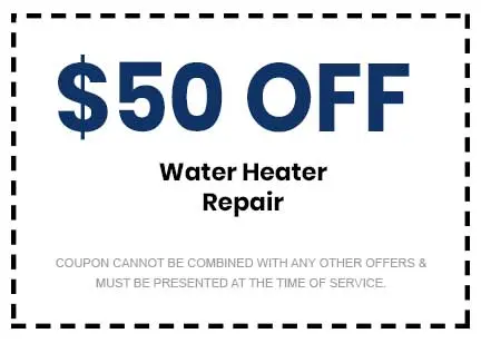 Discounts on Water Heater Repair