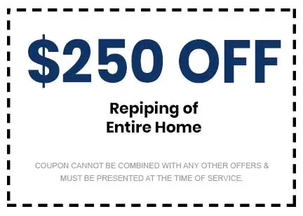 repiping coupon