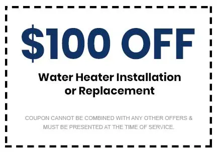 Discounts on Water Heater Installation or Replacement