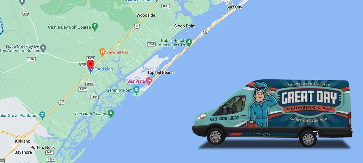 Hampstead Plumbing - Great Day Plumbing & Air - Service Areas