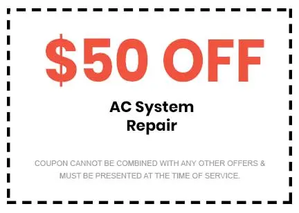 Discounts on AC System Repair