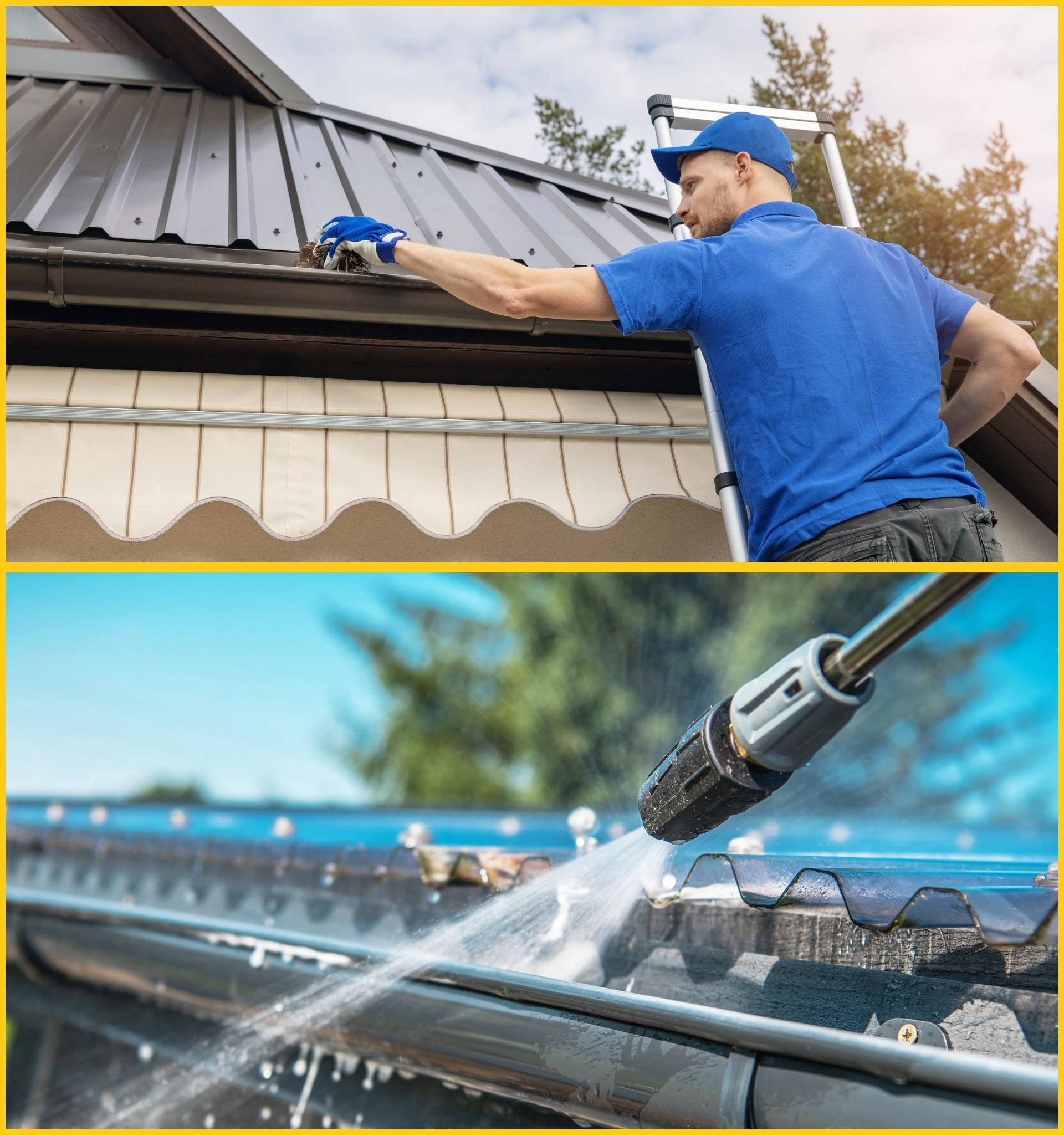 Gutter cleaning service